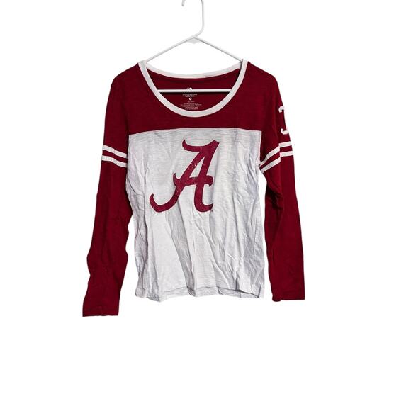 Alabama Crimson Tide Women's Scoop Neck Long Sleeve Shirt Size Medium - Picture 1 of 6